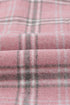 Plaid Pattern Buttoned Shirt Coat With Slits
